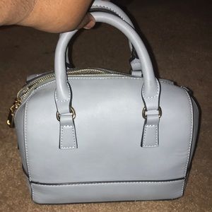 Blue hand bag